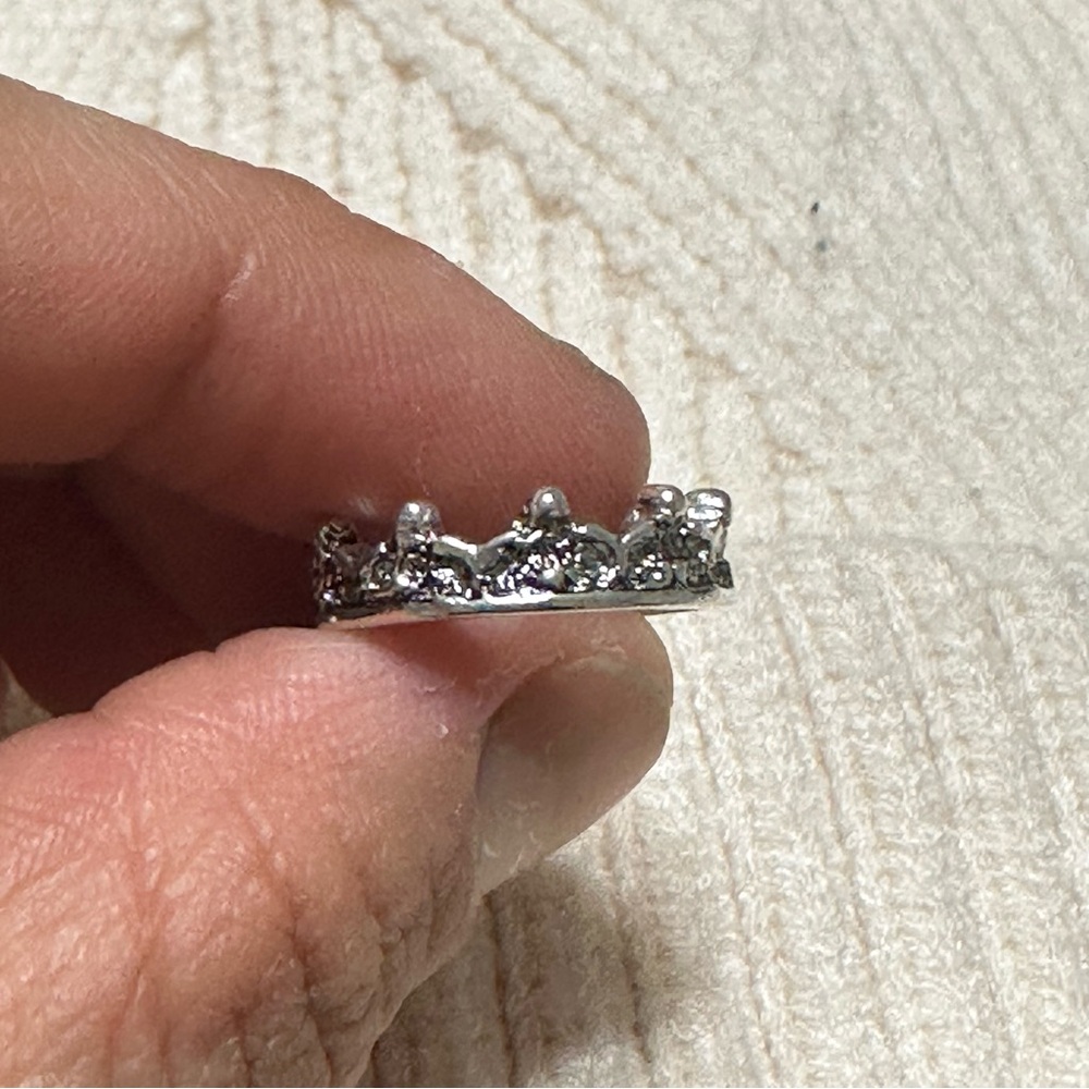 Flowers silver ring